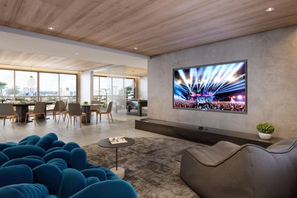 Apartment Completo A 230m Do Metro Brooklin Sao Paulo